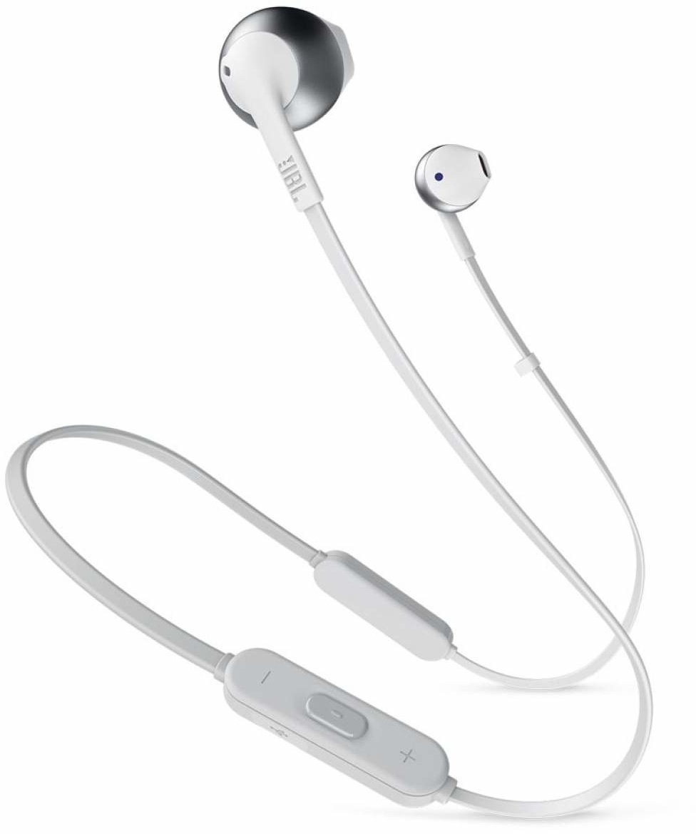 JBL T205 BT (Wit) - Draadloze oordopjes