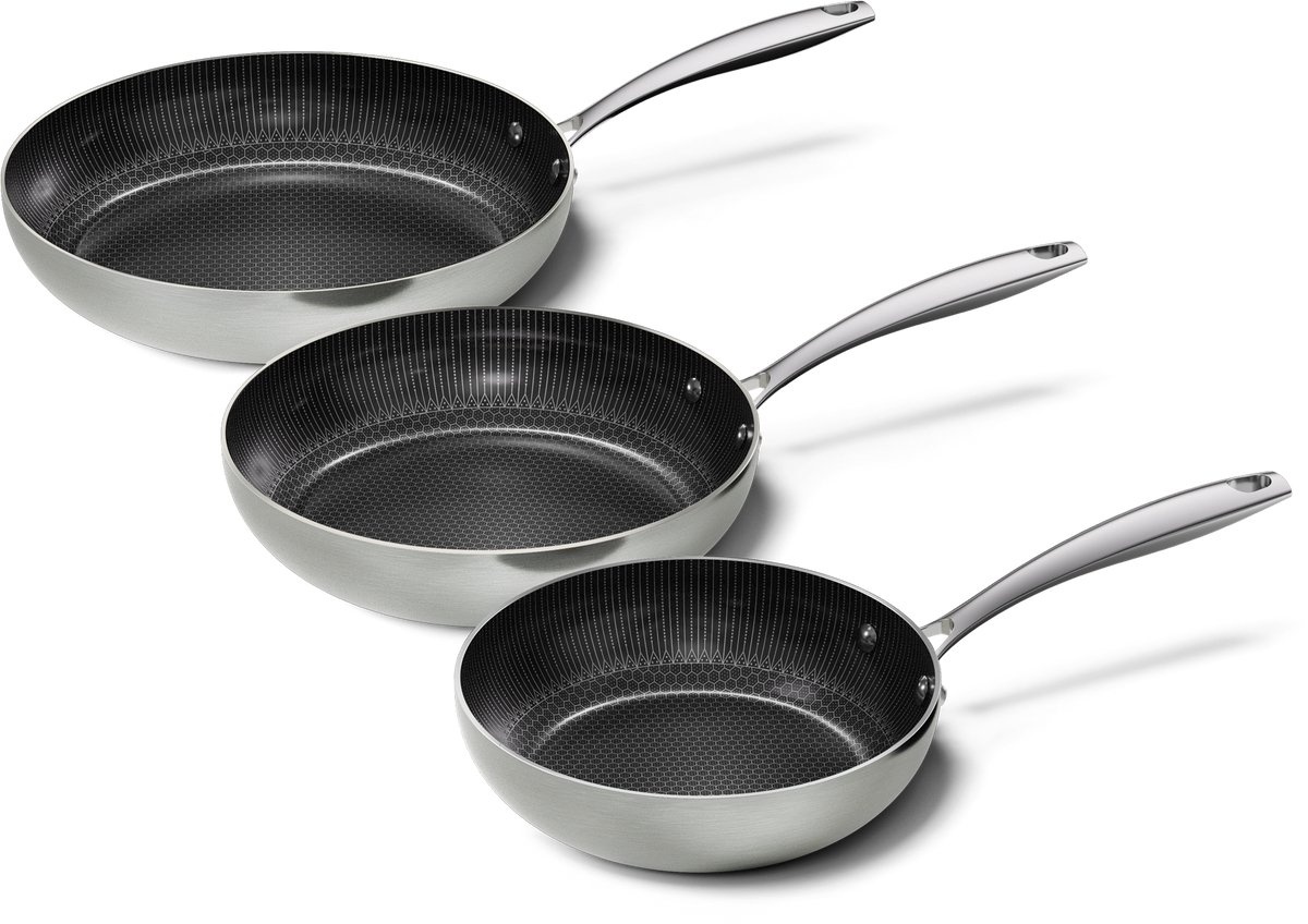 Cook & Pan Honey Koekenpannenset 3-delig