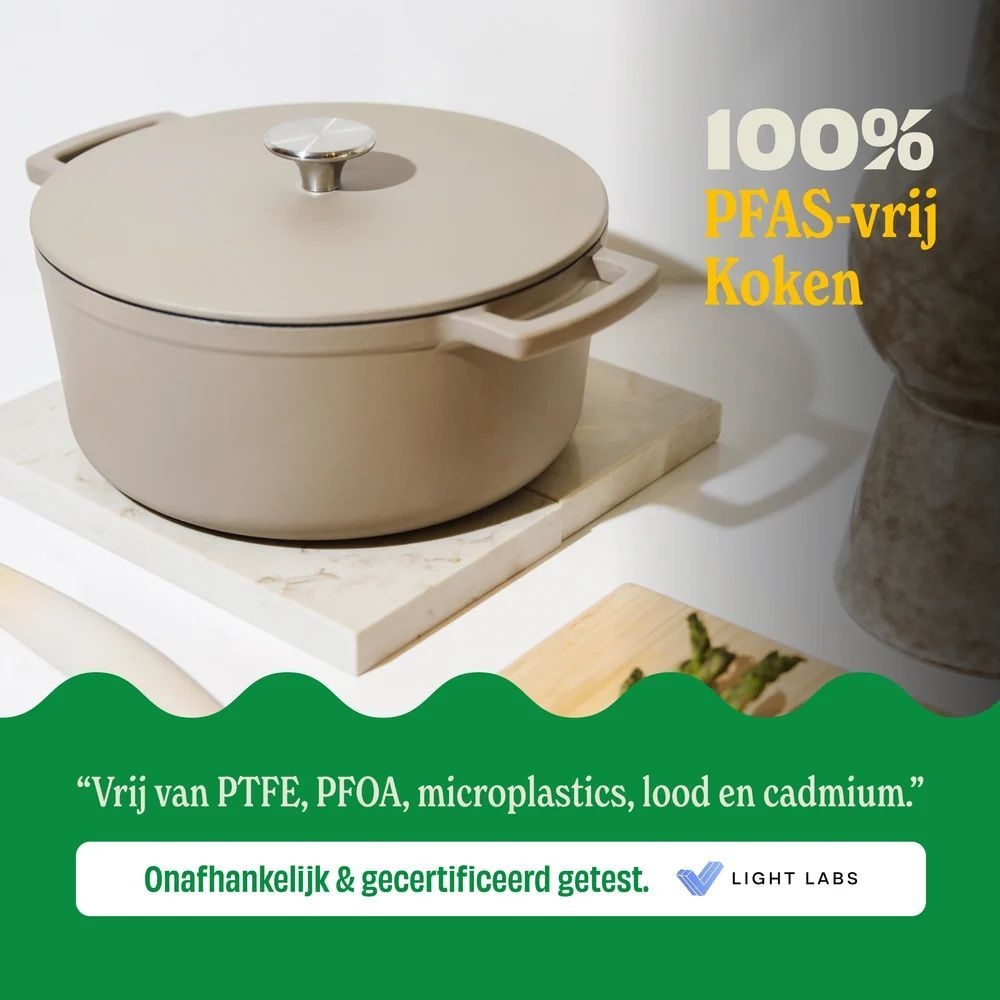 Cook & Pan Taupe of Mind Gietijzeren braadpan 28 cm