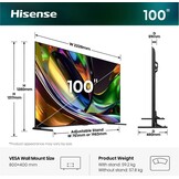 Hisense 100UR8S - Mini-LED TV