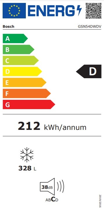 Bosch GSN58DWDV - Vrieskast
