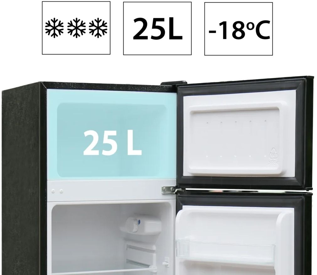 Manta MM545DBK - Koel-vriescombinatie