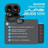 JLab JBuds Mini Zwart - Draadloze oordopjes