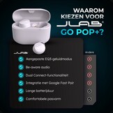JLab Go Air Pop True Wireless Paars - Draadloze oordopjes