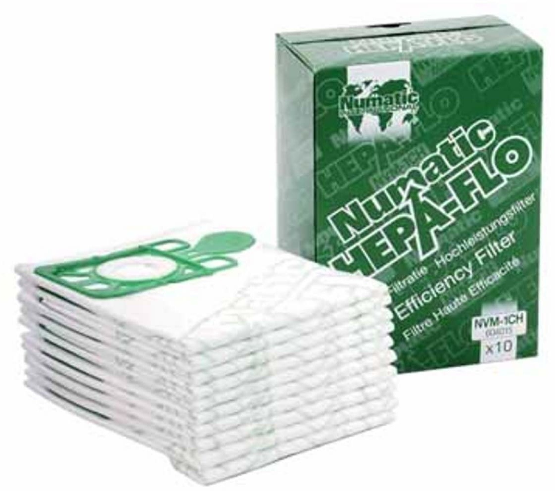 Numatic NVM-1CH Hepa-Flo (10 stuks) - Stofzuigerzakken