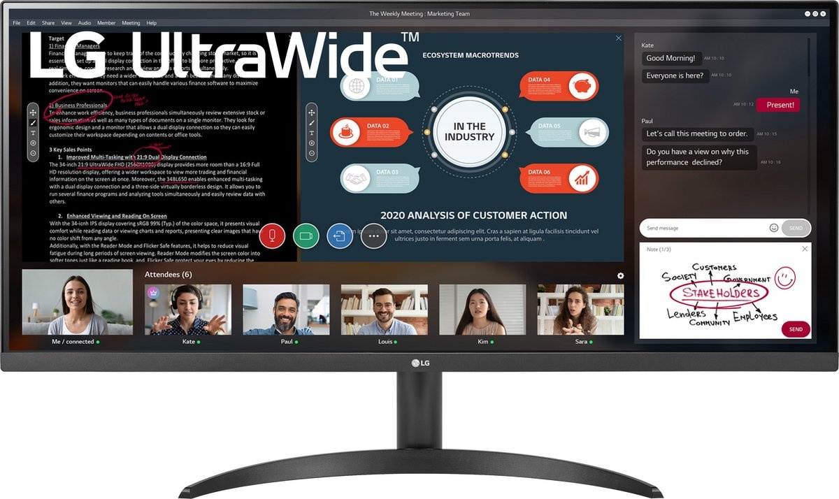 LG 34WP500-B.AEU - Monitor