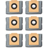 Eufy antibacteriële en geurverdrijvende stofzak voor X8 Pro-serie + X10 (6 stuks) - Stofzuigerzakken