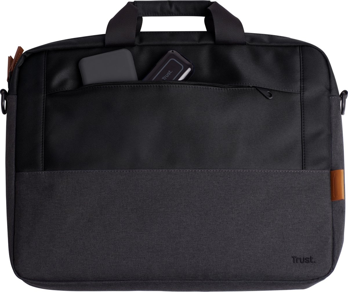 Trust Lisboa 16 inch Eco Zwart - Laptoptas