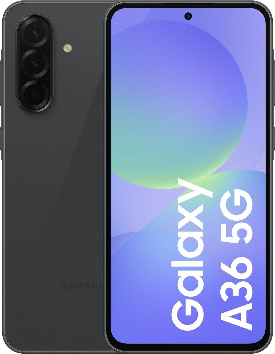 Samsung Galaxy A36 5G 128GB Awesome Black - Mobiele telefoon