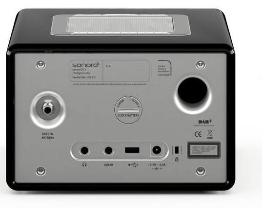 Sonoro SO220-100 Zwart - Radio