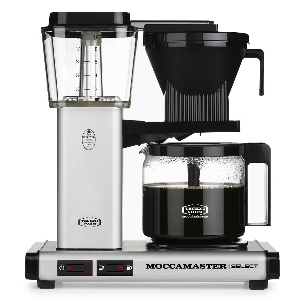 Moccamaster KBG Select (Matt Silver) - Koffiezetapparaat