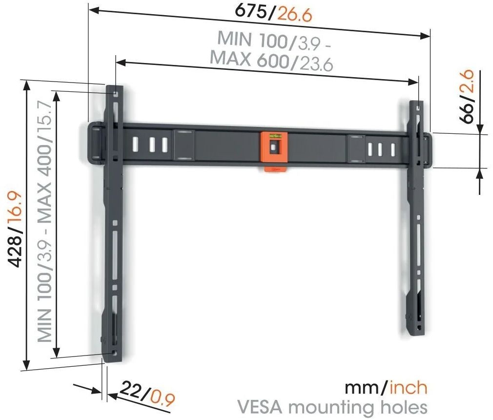 Vogel's TVM 1605 (40-100 inch) - TV muurbeugel
