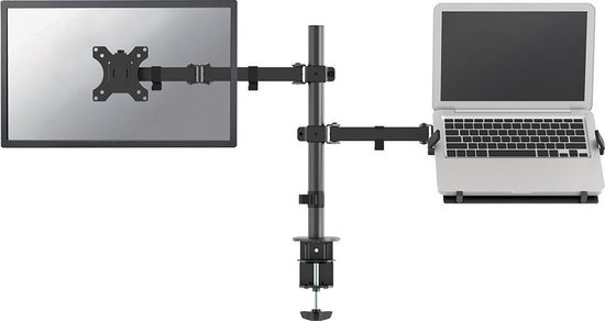 Neomounts by Newstar Flat Screen & Notebook Desk Mount (clamp/grommet) - TV muurbeugel