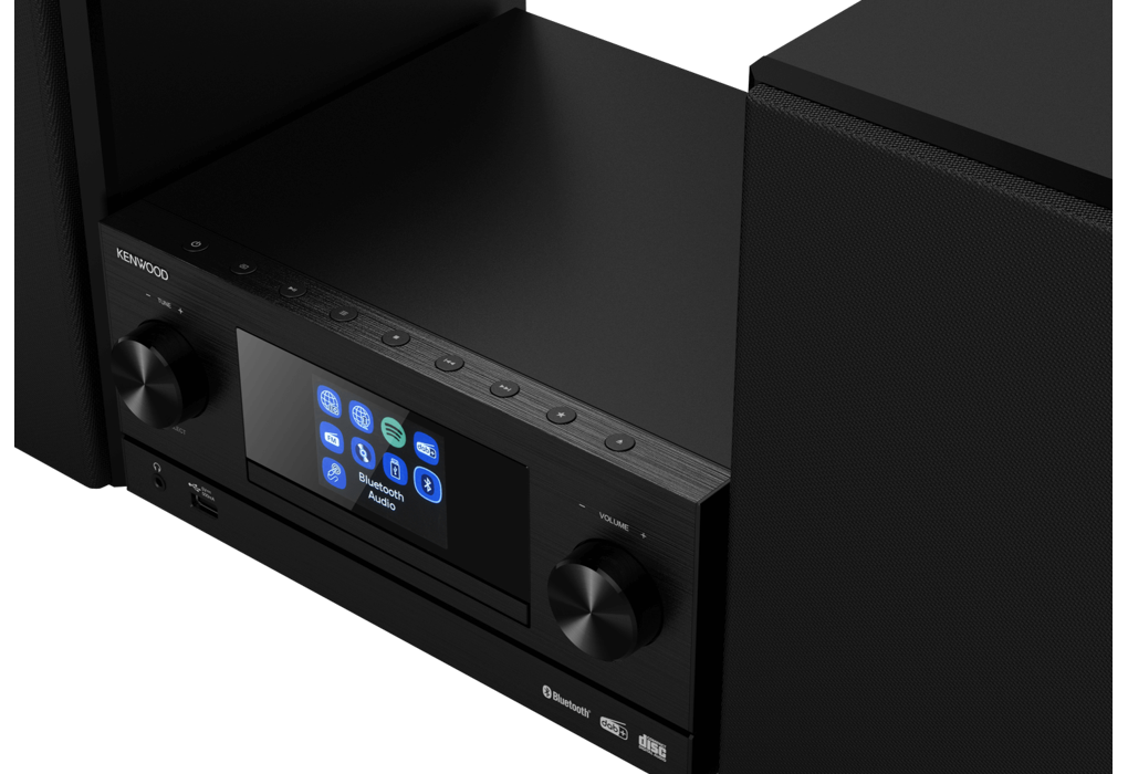 Kenwood M-9000S Zwart - Stereo set