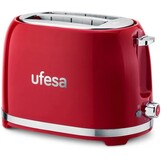 Ufesa Classic PinUp Rood - Broodrooster