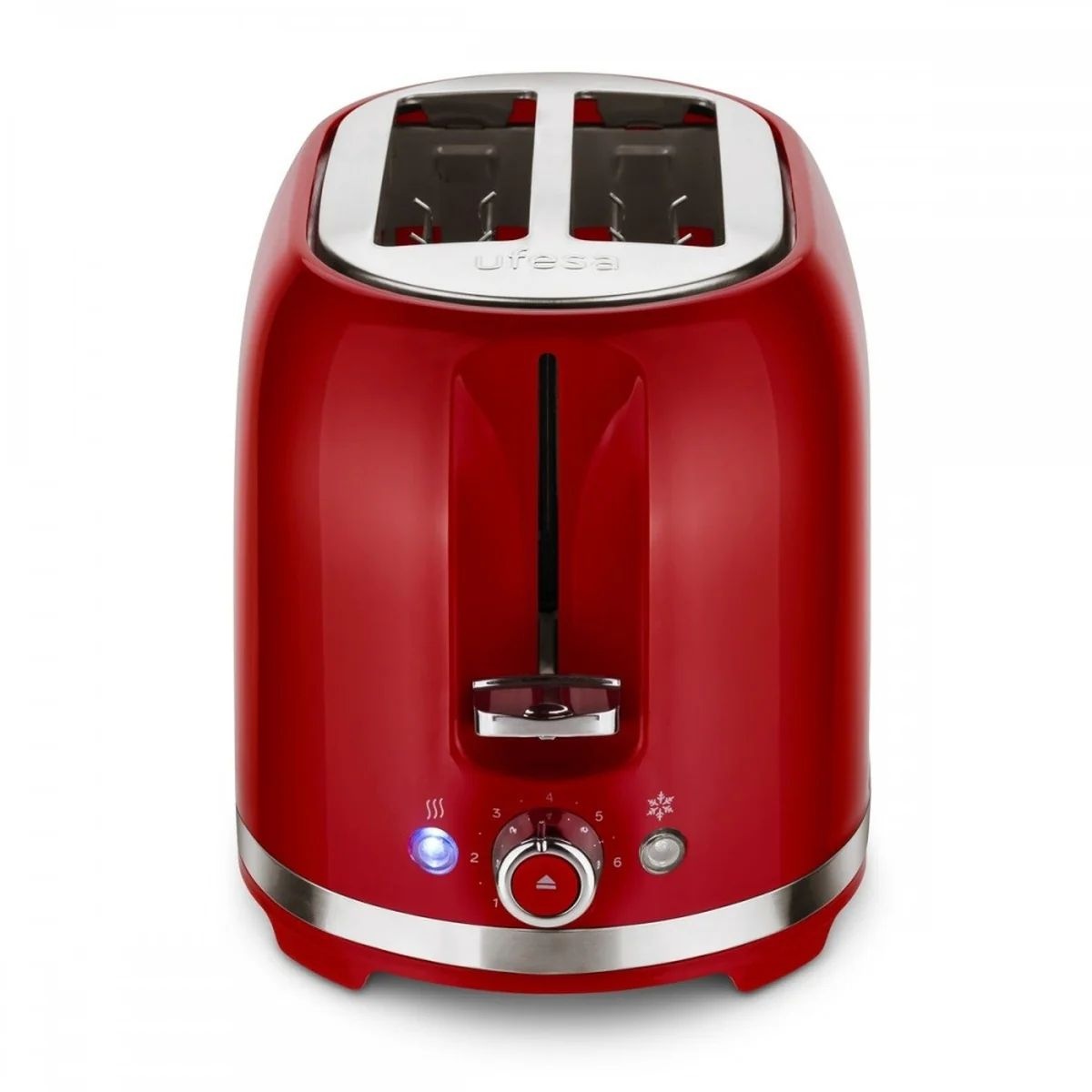 Ufesa Classic PinUp Rood - Broodrooster