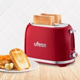 Ufesa Classic PinUp Rood - Broodrooster