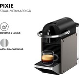 Krups Nespresso Pixie XN306T Titanium - Koffiemachine