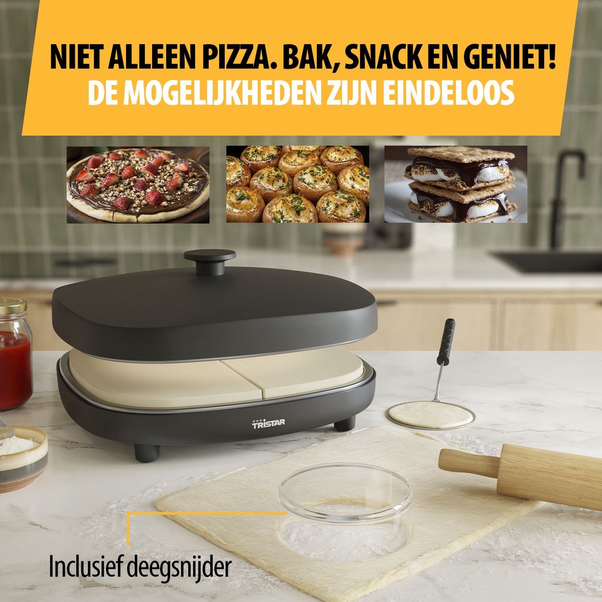 Tristar PZ-9176 Pizza Family 6 - Pizzarette