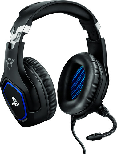Trust Forze PS4 GXT 488 Zwart/Blauw - Gaming headset
