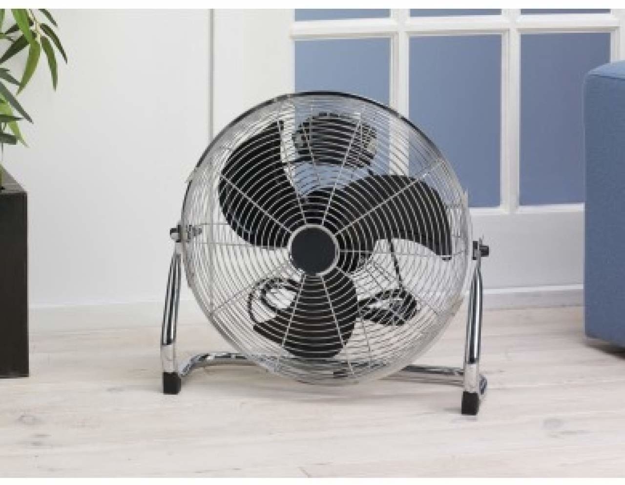 Bestron DFA40 chrome Vloerventilator