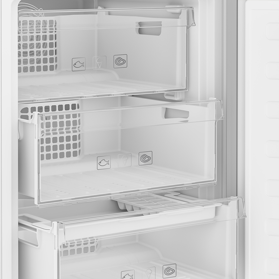 Beko RCHA305K30WN Koelvriescombinatie
