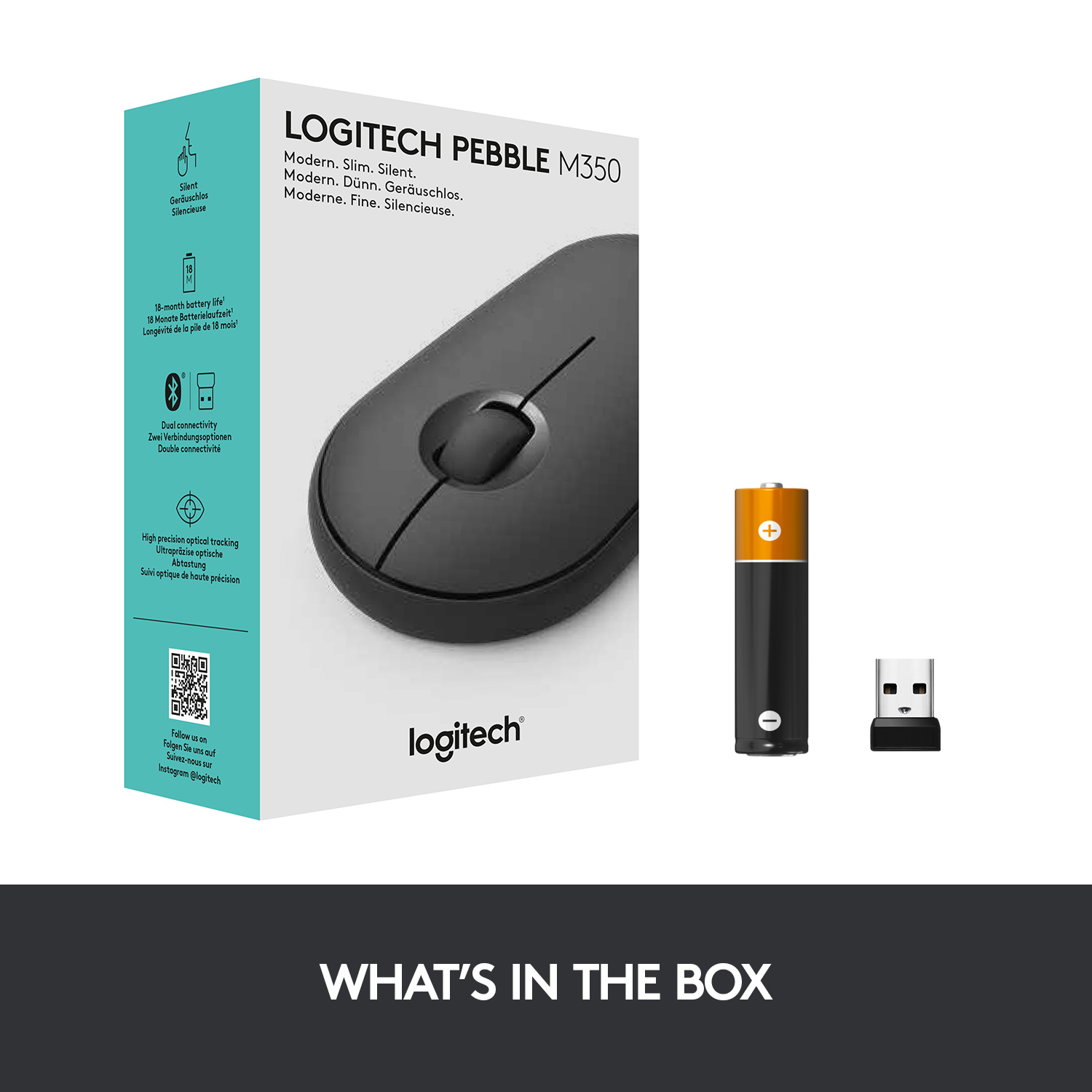 Logitech M350 - Muis