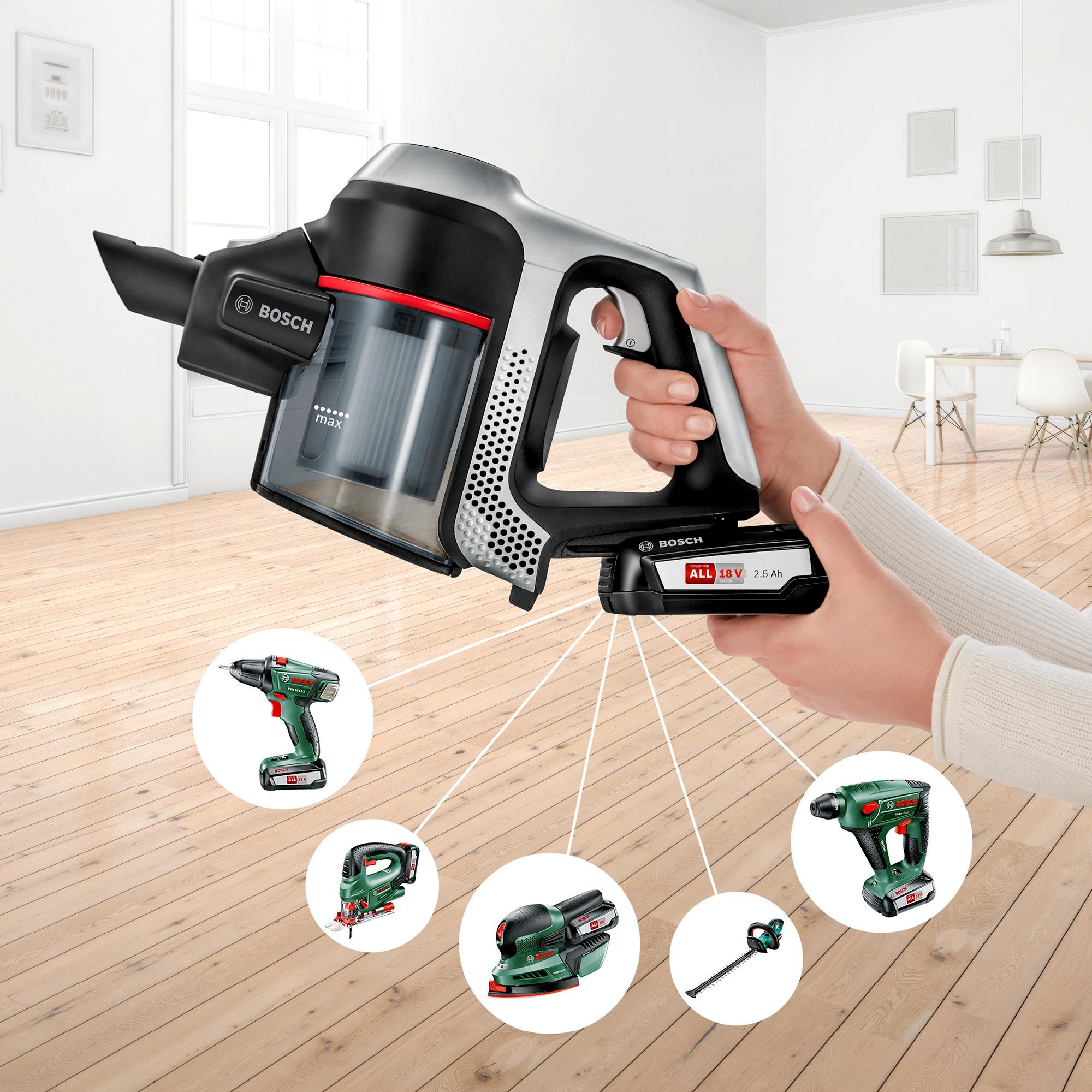 Bosch Unlimited 6 BBS612PCK - Steelstofzuiger