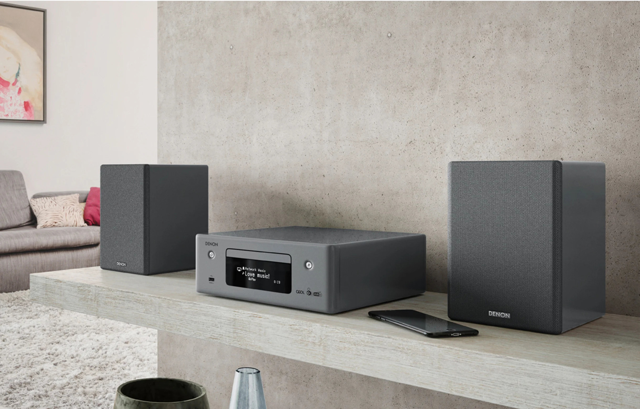 Denon CEOL N-11 DAB (Zilver) HiFi netwerk - CD speler