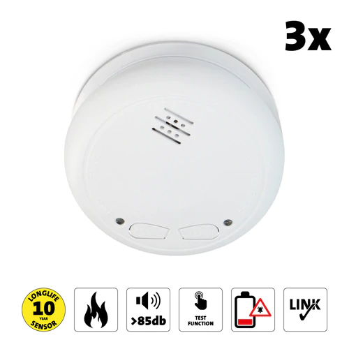 Alecto SA-33 Rookmelder (3 Pack)