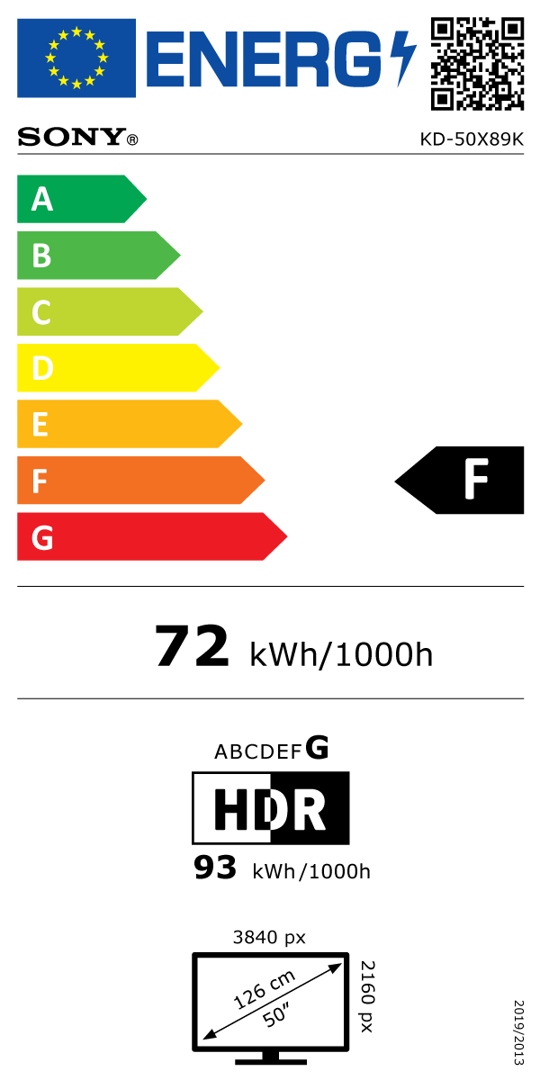 Sony Bravia KD-50X89K - LED TV