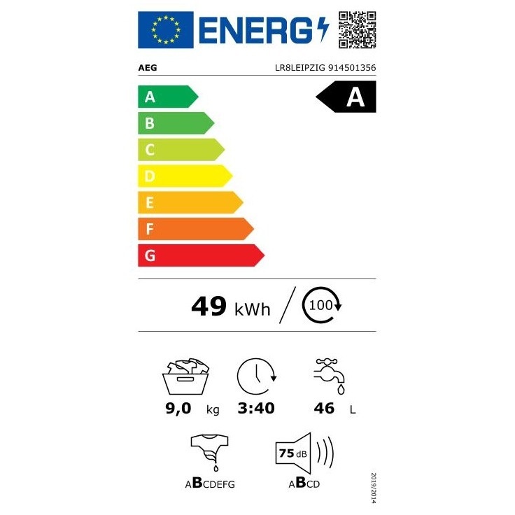AEG LR8LEIPZIG PowerCare UniversalDose - Wasmachine