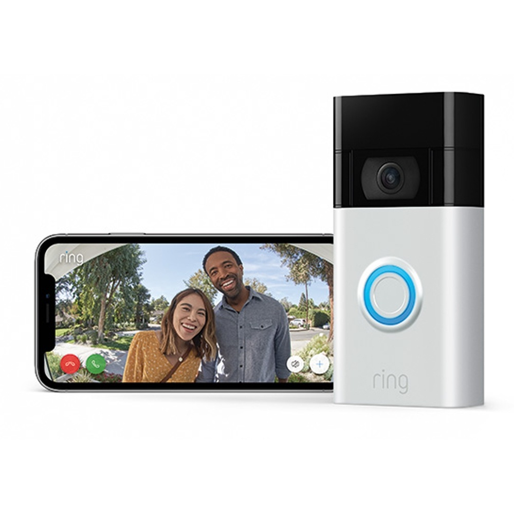 Ring Video Doorbell 2nd Gen (Nikkel) - Deurbel