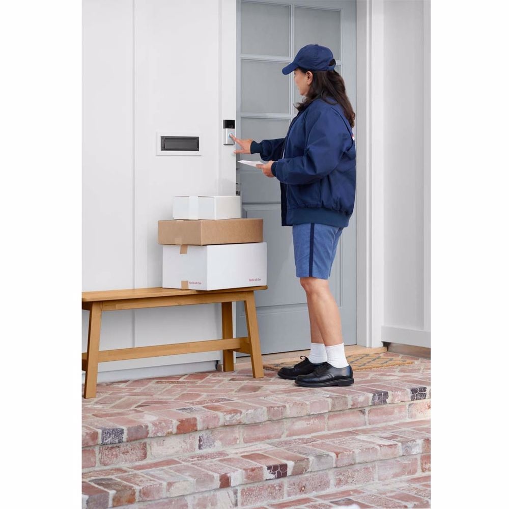 Ring Video Doorbell 2nd Gen (Nikkel) - Deurbel