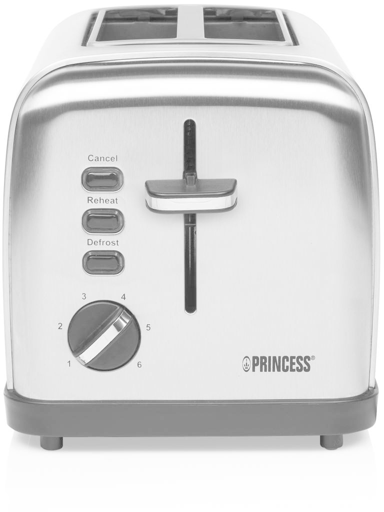 Princess 142354 Toaster Steel Style 2 - Broodrooster