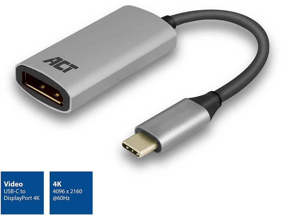 ACT AC7030 USB-C - Display Port female - Adapter