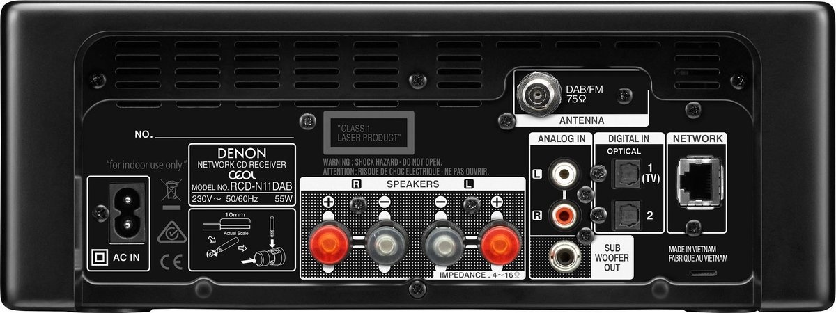 Denon RCD-N11DAB - Receiver