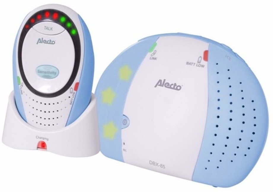 Alecto DBX-85 ECO Wit/Blauw - Babyfoon