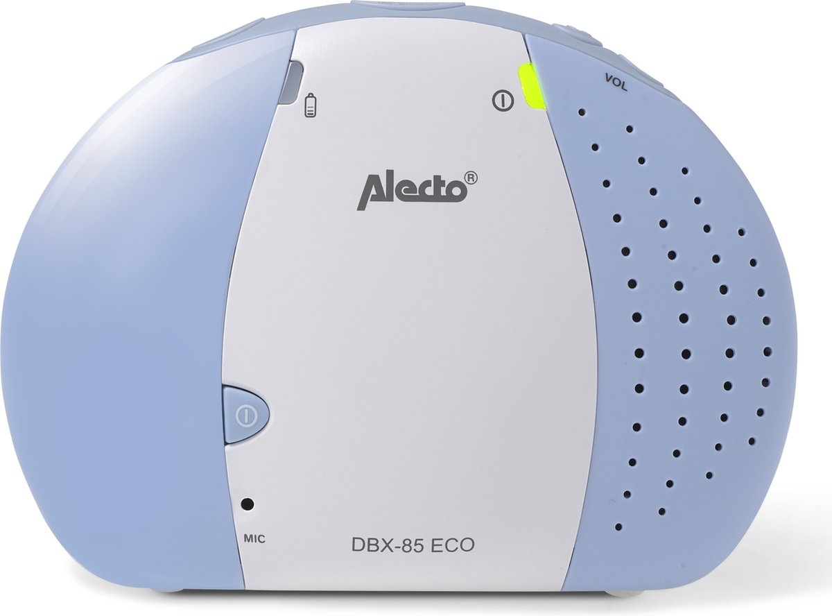Alecto DBX-85 ECO Wit/Blauw - Babyfoon
