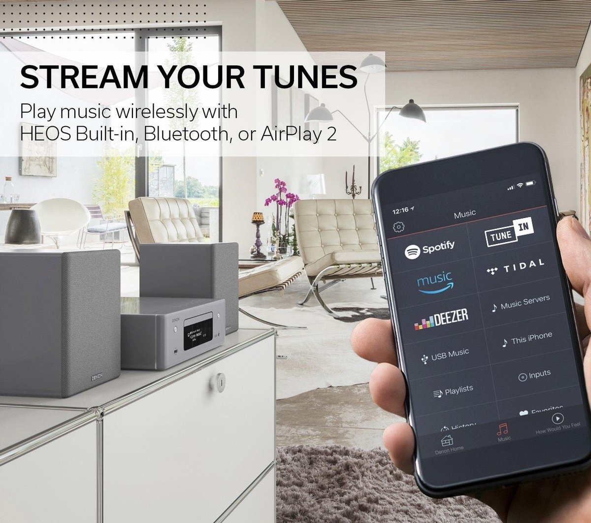 Denon CEOL N10 Zwart - Radio