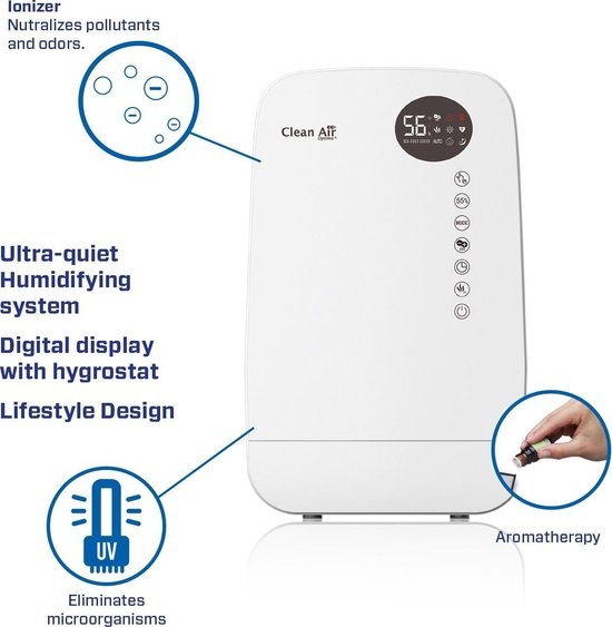 Clean Air Optima CA-607W - Luchtbevochtiger