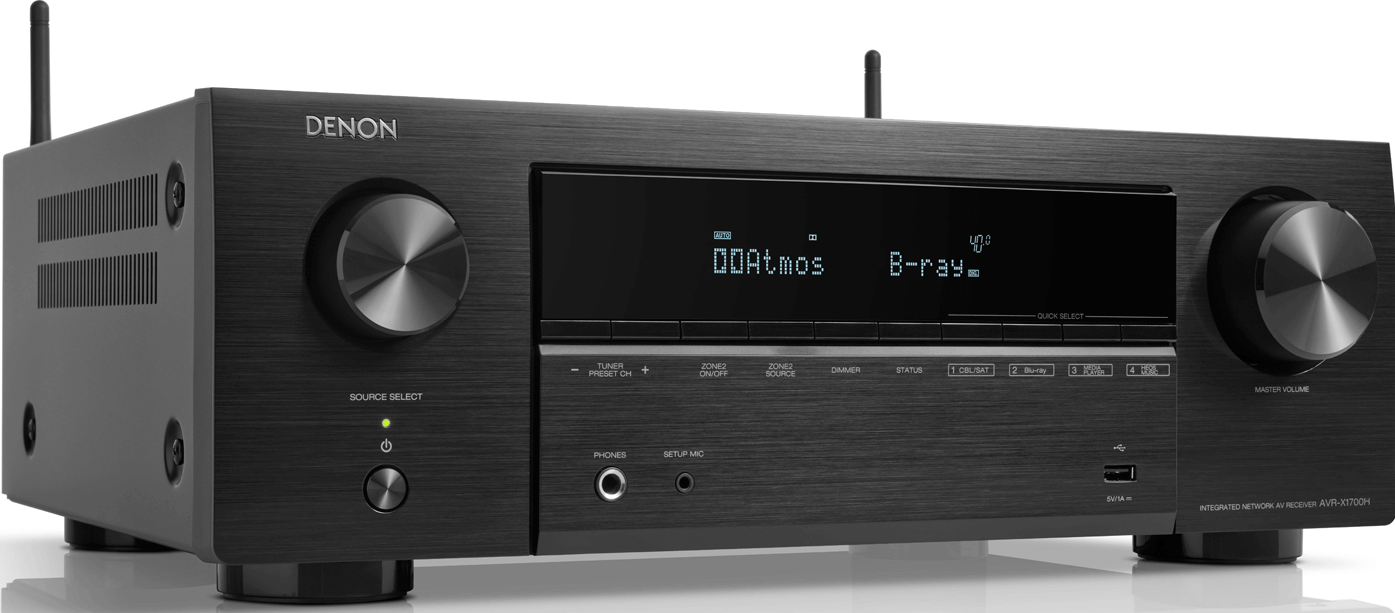 Denon AVR-X1700H (Zwart) - Receiver