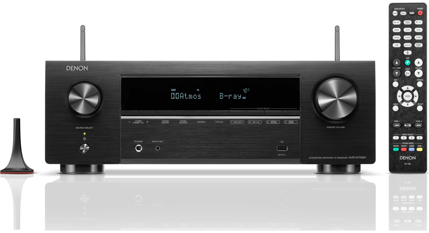 Denon AVR-X1700H (Zwart) - Receiver