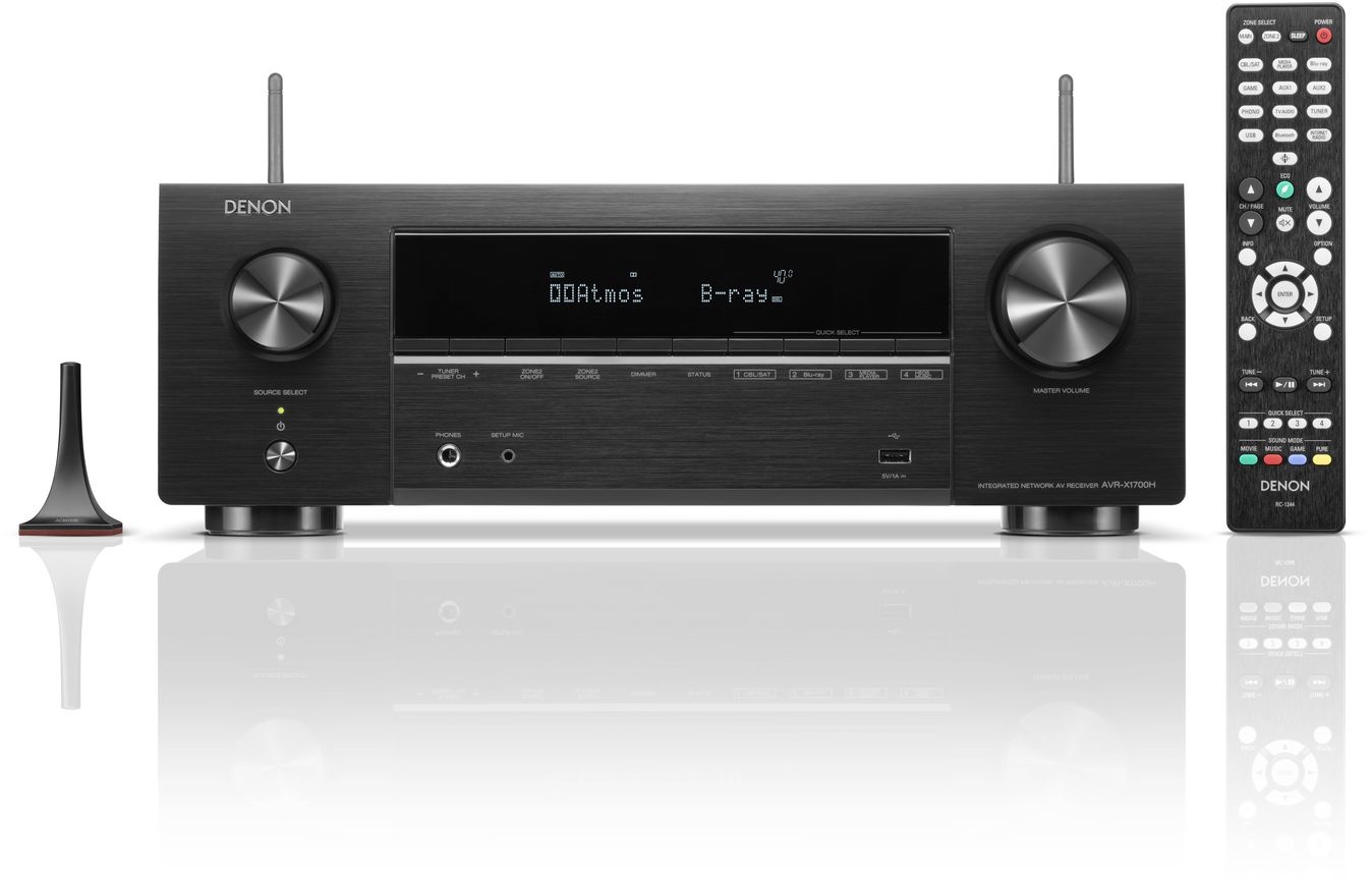 Denon AVR-X1700H (Zwart) - Receiver