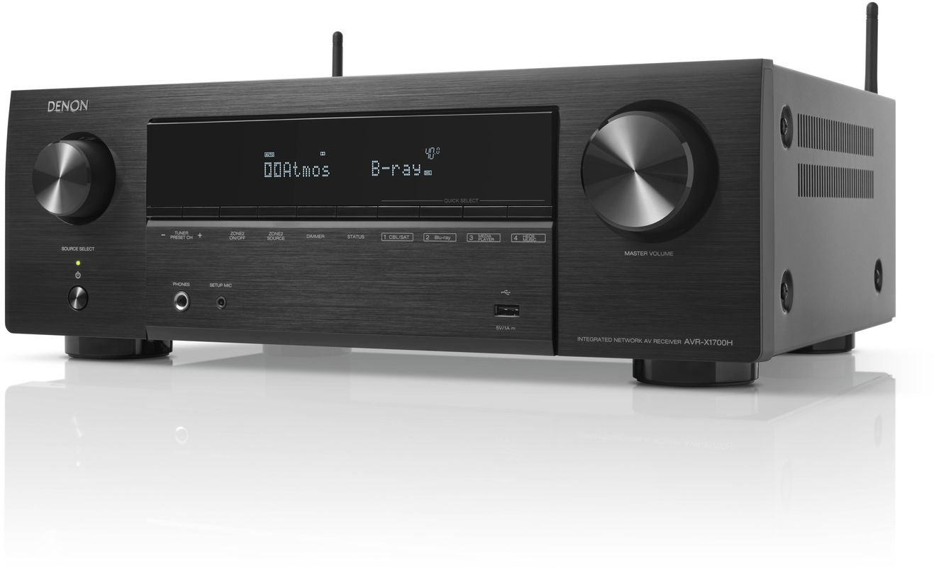 Denon AVR-X1700H (Zwart) - Receiver