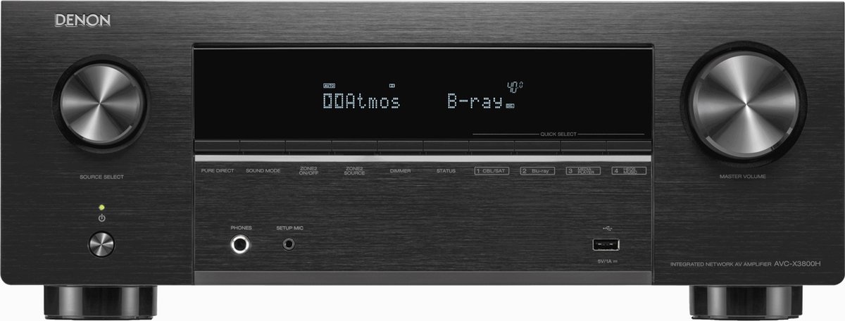 Denon AVCX3800HBKE2 Receiver - Receiver