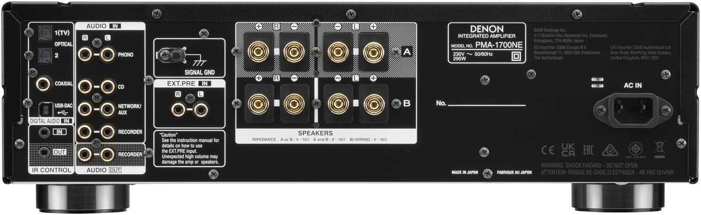 Denon PMA1700NEBKE2 versterker - Versterker