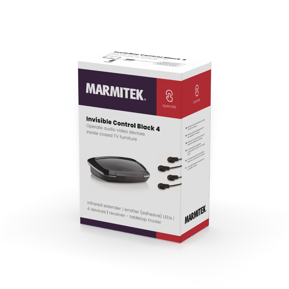 Marmitek Invisible Control Black 4 Infrarood verlenger