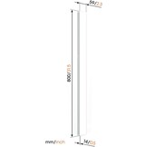 Vogel's TVA 6000 Kabelgoot (80cm) - Kabelgoot