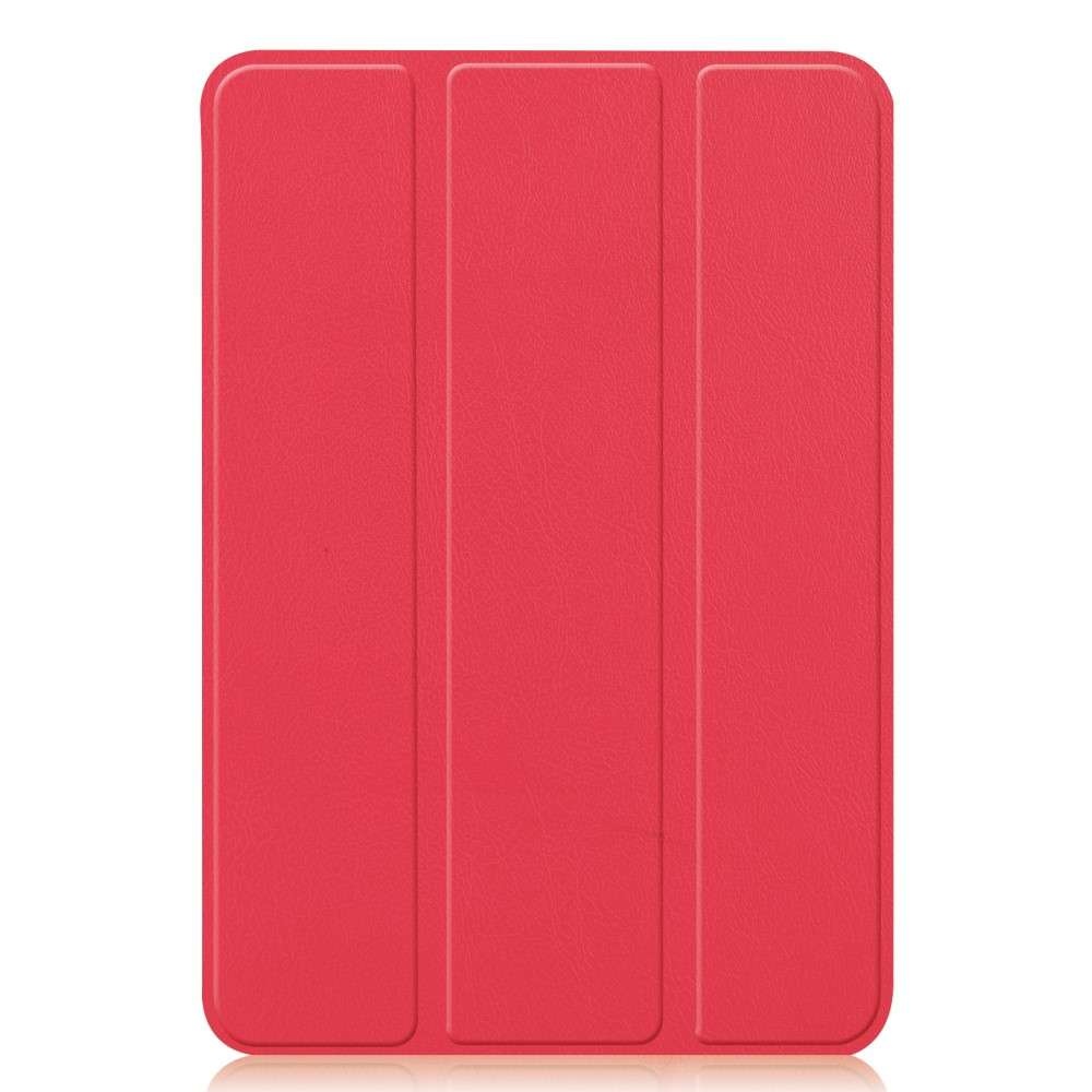 Just in Case iPad Mini 2022 (6th Gen) - Smart Tri-Fold Case - Rood - Beschermhoes